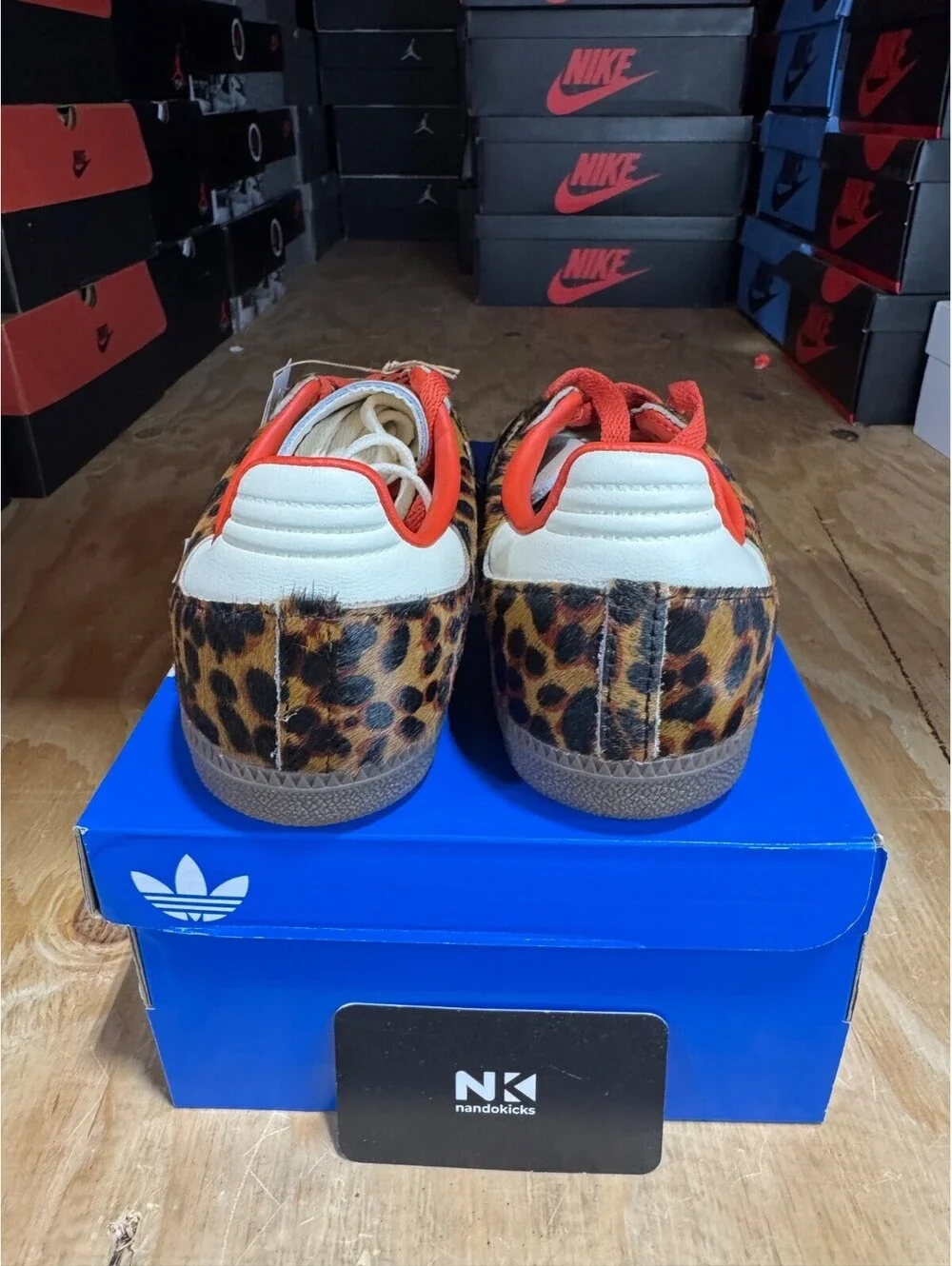 adidas Samba OG 'Cheetah Pack - Preloved Red' JI2734 BRAND NEW WOMENS SZ 7